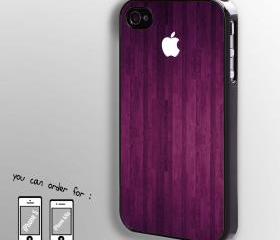 wooden case with apple logo - hard case cover for iphone 4/4s also iphone 5